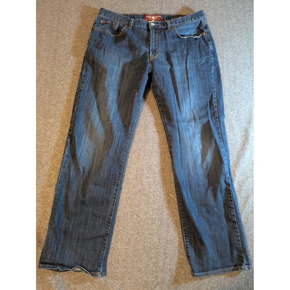 Lucky Brand Jeans Mens 36x32 Blue 361‎ Vintage Straight Medium Wash Straight Leg